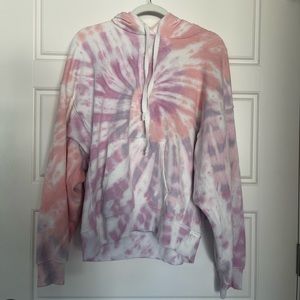 Tie-Dye American Eagle Hoodie